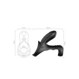 Armony - Ranger Anillo Doble Vibrador Pareja Negro | Vybes.it