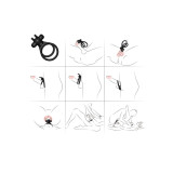 ARMONY - TRAVELER DOUBLE VIBRATOR RING FOR COUPLES RABBIT BLACK - ARM…