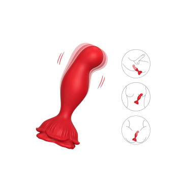Armony - Vibrateur Rose & Plug Anal Télécommande Rouge | Vybes.it