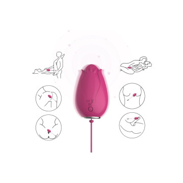 Armony - Mandala Huevo Vibrador Punto G Control Remoto Fucsia |