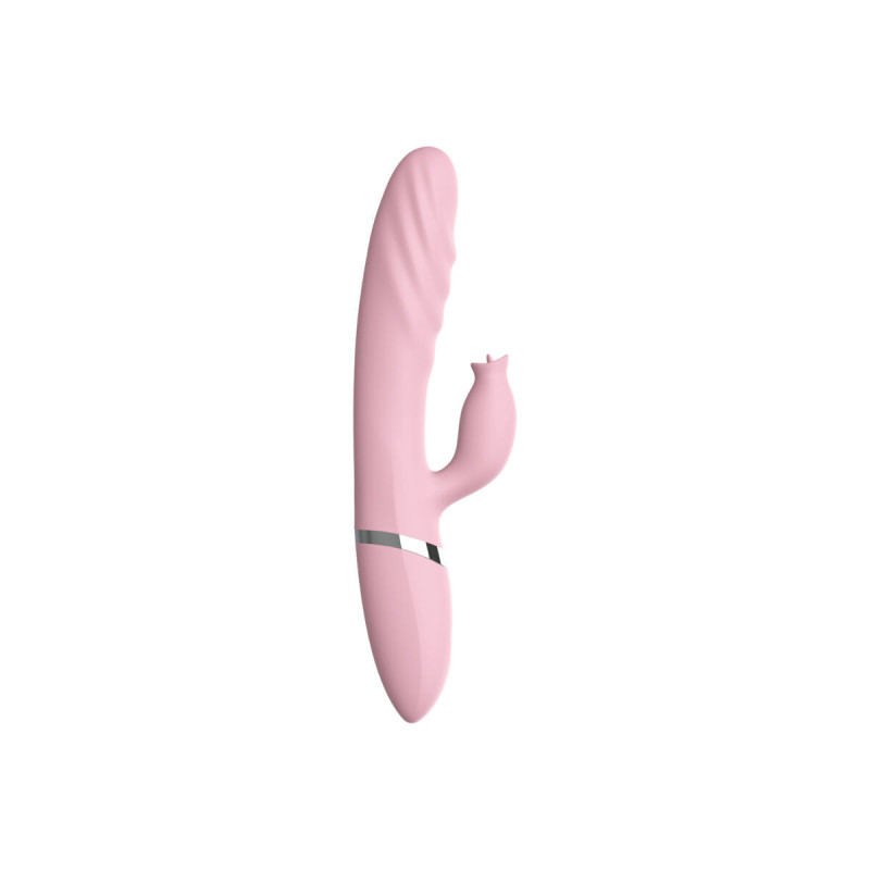 ARMONY - VIBRATORE E SPINTA CON LINGUA ROSA EFFETTO CALORE - ARMONY V…