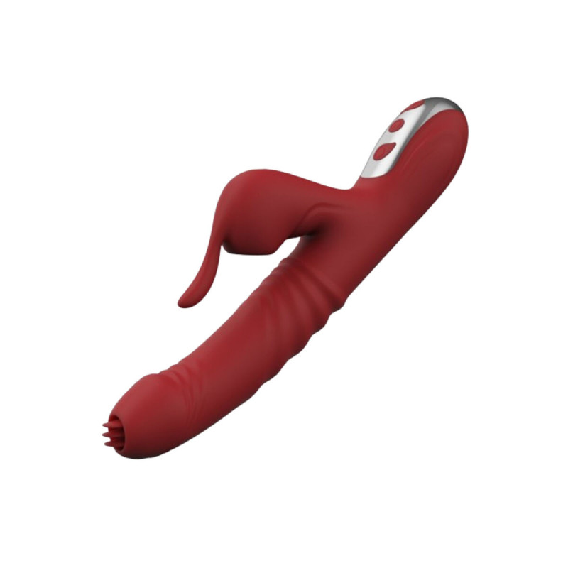 ARMONY - VIBRATORE E SUCCHIATORE CON LINGUA STIMOLANTE BORDEAUX - ARM…