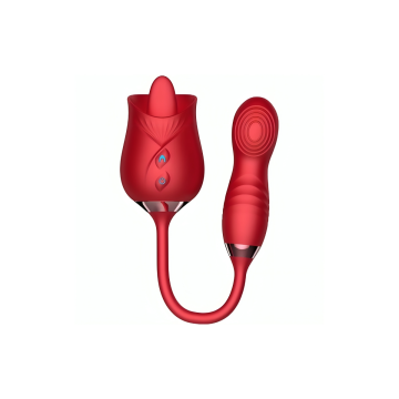 ARMONY - DELIGHT FLOWER VIBRATOR & BUMPING WITH RED TONGUE - ARMONY S…