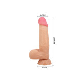 Pretty Love - Sliding Skin Series Dildo Realístico Con Ventosa Piel