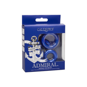 Calexotics - Admiral Set Anelli Per Il Cazzo Blu | Vybes.it