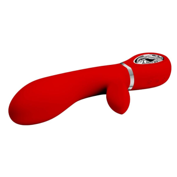 PRETTY LOVE - THOMAS VIBRADOR PUNTO G MULTIFUNCIÓN ROJO
