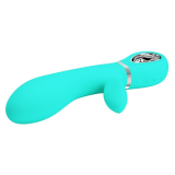 PRETTY LOVE - THOMAS VIBRADOR PUNTO G MULTIFUNCIÓN VERDE AGUA