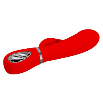 PRETTY LOVE - PRESCOTT VIBRADOR PUNTO G MULTIFUNCIÓN ROJO
