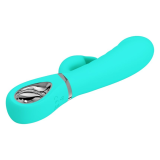 PRETTY LOVE - PRESCOTT VIBRADOR PUNTO G MULTIFUNCIÓN VERDE AGUA