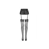 Livco Corsetti Fashion - Strumpfgürtel + Strümpfe Schwarz | Vybes.it