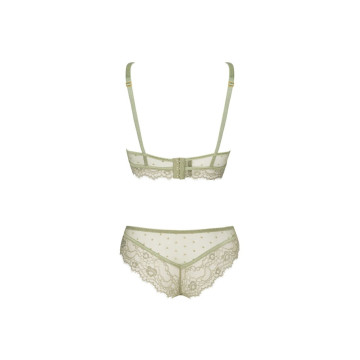 LIVCO CORSETTI FASHION - PINE LC 90667 SUJETADOR + PANTY KHAKI S/M
