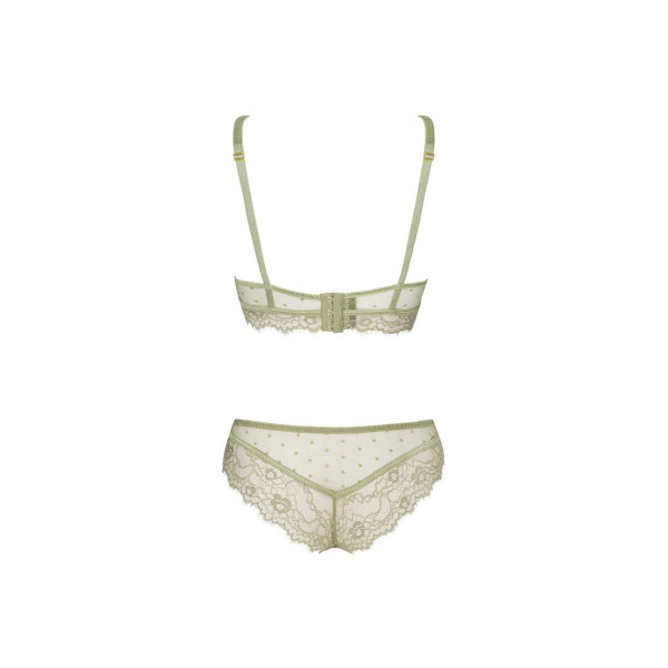 LIVCO CORSETTI FASHION - PINE LC 90667 SUJETADOR + PANTY KHAKI S/M