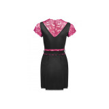 Livco Corsetti Fashion - Kumiko Lc 90428 Kleid + Hösche Schwarz