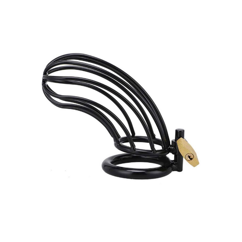 Metal Hard - Jaula Anillo Castidad Bird Negro | Vybes.it