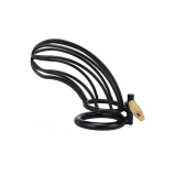 Metal Hard - Jaula Anillo Castidad Bird Negro | Vybes.it