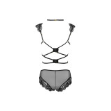 Livco Corsetti Fashion - Palmenom Lc 90614 Sujetador + Panty Negro