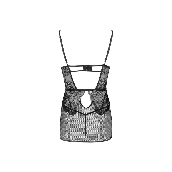LIVCO CORSETTI FASHION - BARIRIN LC 90633 FALDA + PANTY NEGRO L/XL