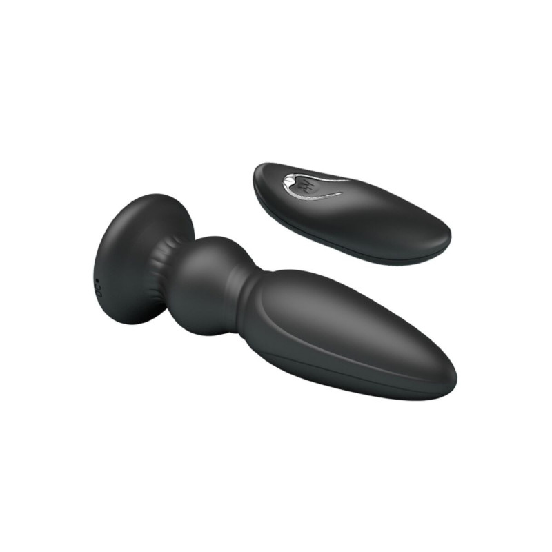 Mr Play - Puissant Vibrateur Télécommande Plug Anal Noir | Vybes.it