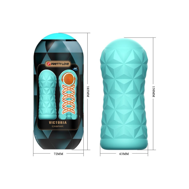 Pretty Love - Masturbador Victoria Caspar Verde Agua | Vybes.it