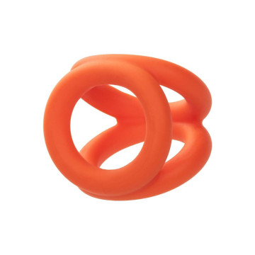 CALEXOTICS - ALPHA TRI-RING ARANCIONE - Cockring senza vibrazione