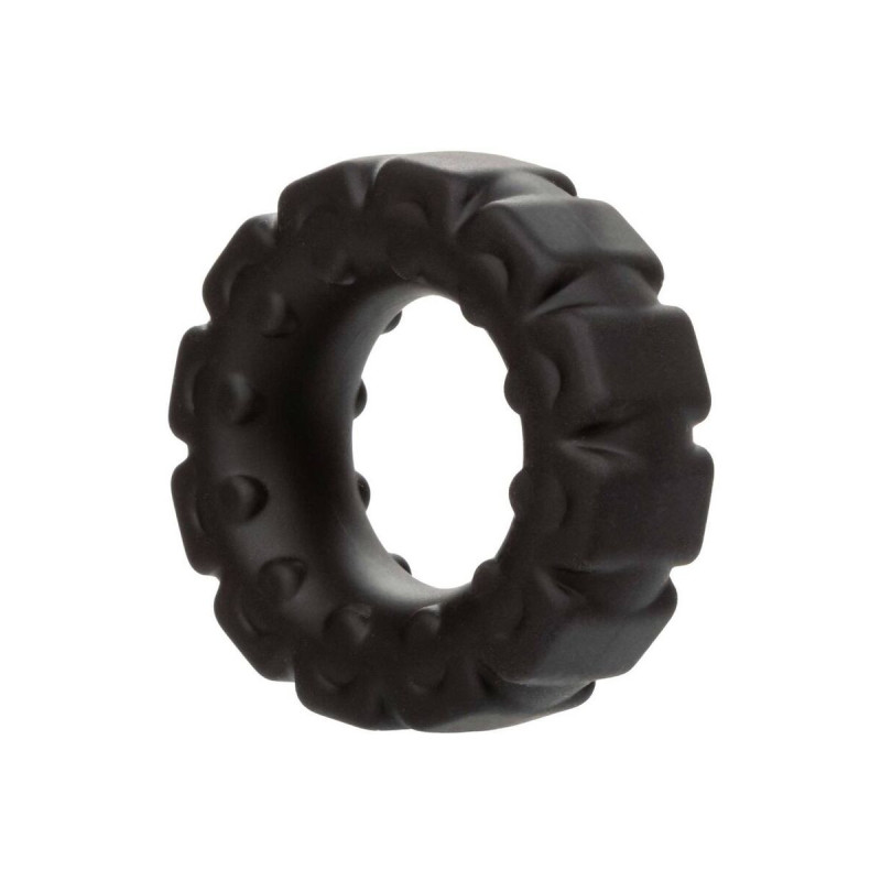 CALEXOTICS - ALPHA ANELLO BATTISTRADA PROLONG NERO - Cockring senza v…