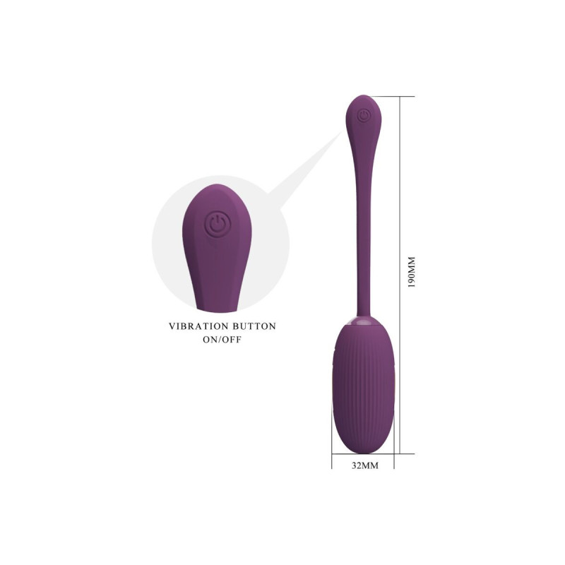 Pretty Love - Doreen Huevo Vibrador Recargable Lila | Vybes.it