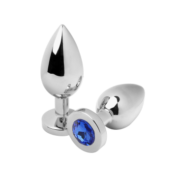 Metal Hard - Analstecker Diamant Blau Mittel 7,62 Cm | Vybes.it