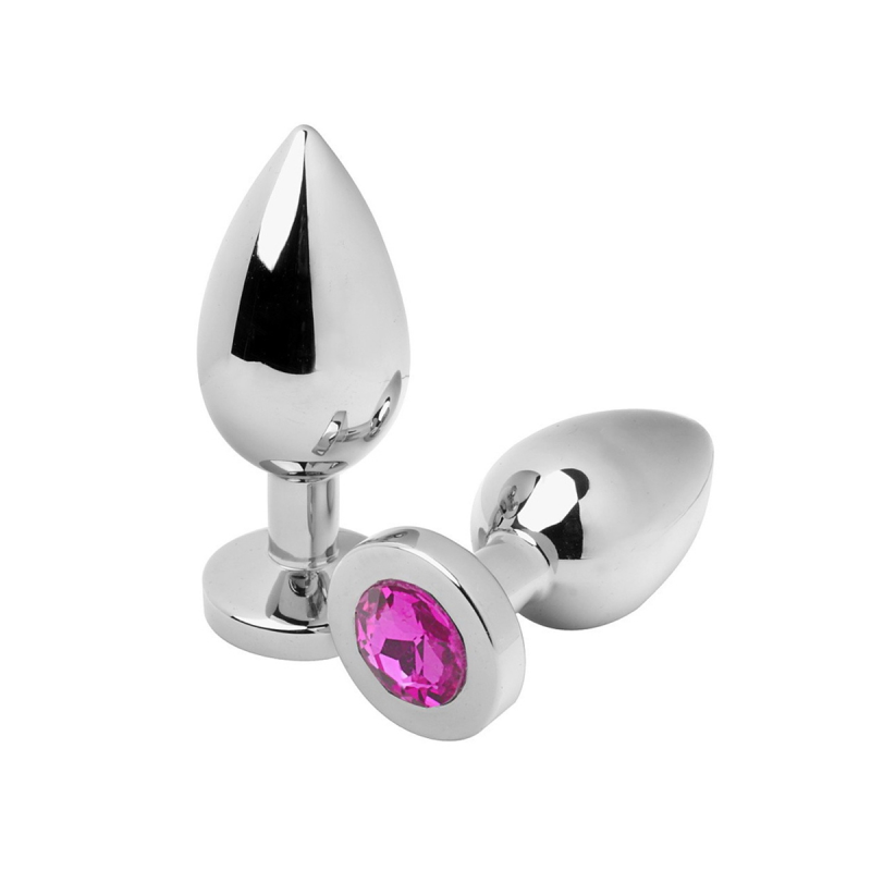 Metal Hard - Anal Plug Diamant Rosa Klein 5,71 Cm | Vybes.it