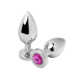 Metal Hard - Anal Plug Diamant Rosa Klein 5,71 Cm | Vybes.it