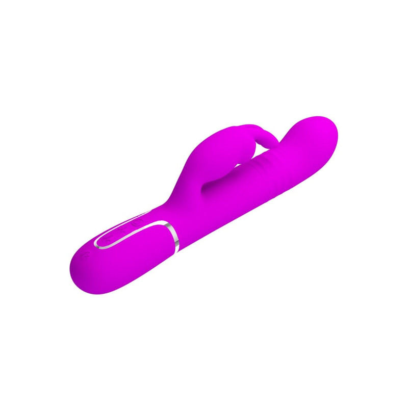 Pretty Love - Vibrador Coale Rabbit Perlas Violeta | Vybes.it