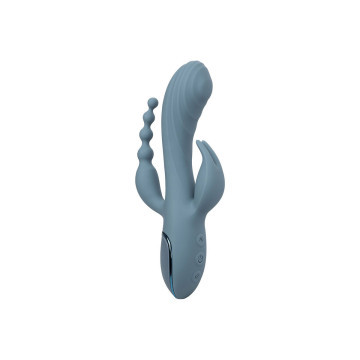 Calexotics - Vibrador Triple Éxtasis Gris | Vybes.it
