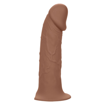 CALEXOTICS - EXTENSION PERFORMANCE MAXX RÉALISTE AVEC HARNAIS PEAU MARRON