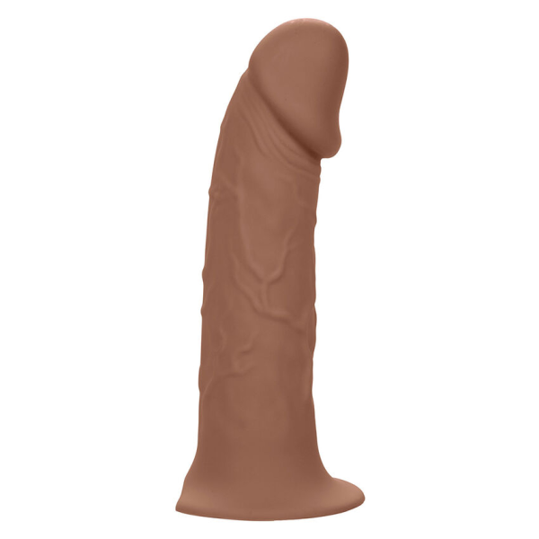 CALEXOTICS - EXTENSION PERFORMANCE MAXX RÉALISTE AVEC HARNAIS PEAU MARRON