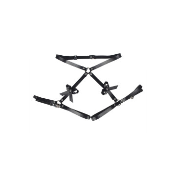 Subblime - Leder Taille Und Bein Harness Schwarz Eine Grösse |