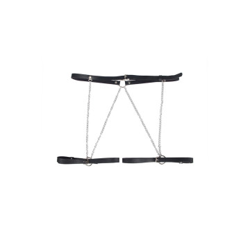 Subblime - Arnés Forma Cinturon Cuero Negro Talla Única | Vybes.it