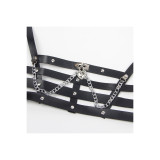 Subblime - Korsett Harness Mit Kette Detail Eine Grösse | Vybes.it