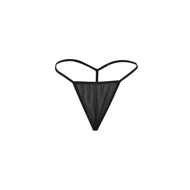 Subblime - Babydoll Tela De Tul Detalle Encaje Y Flor Negro L/Xl |