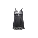 Subblime - Babydoll Con Estampado Floral Pecho Negro L/Xl | Vybes.it