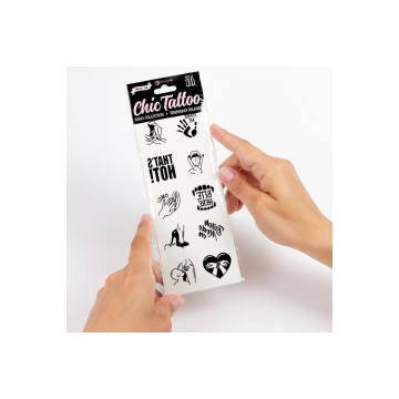 SECRET PLAY - SET OF 10 TEMPORARY TATTOOS KINKY COLLECTION - SECRETPL…