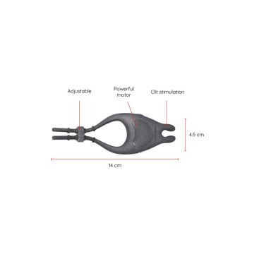Oninder - Anello Vibratore Regolabile Ricaricabile Pampa Con