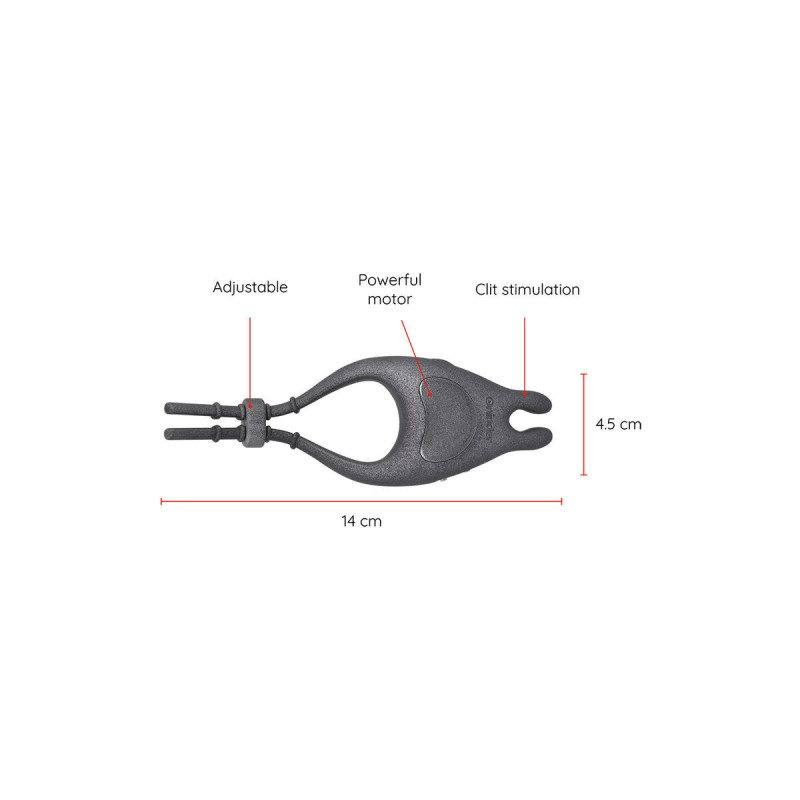 Oninder - Anneau Vibrateur Réglable Rechargeable Pampa Avec