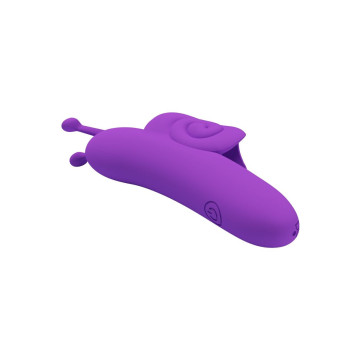 Pretty Love - Snail Poderoso Estimulador De Dedo Morado | Vybes.it