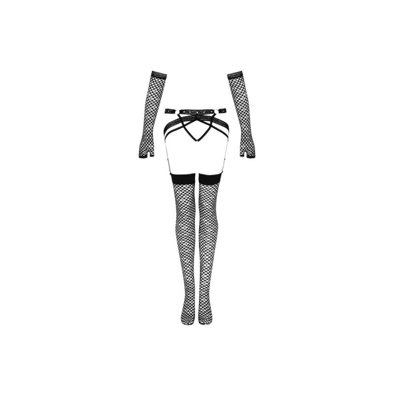 Livco Corsetti Fashion - Nemalia Set Liguero + Medias + Guantes
