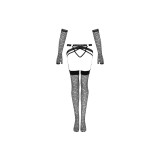 Livco Corsetti Fashion - Nemalia Set Liguero + Medias + Guantes