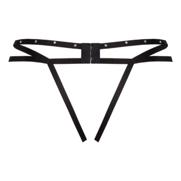 LIVCO CORSETTI FASHION - NOMADE TANGA CROTCHLESS NEGRO L/XL