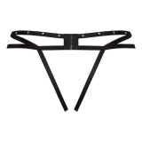 LIVCO CORSETTI FASHION - NOMADE TANGA CROTCHLESS NEGRO L/XL