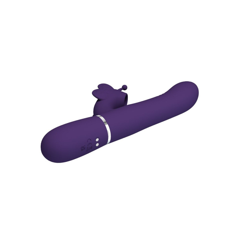Pretty Love - Vibrador Rabbit Multifunción 4 En 1 Mariposa Morado |
