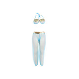 Subblime - Set De Lenceria India Style Azul L/Xl | Vybes.it