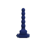 Pretty Love - Ajmal Anillo Vibrador Con Plug Azul | Vybes.it