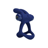 Pretty Love - Francisco Doble Anillo Vibrador Rabbit Azul | Vybes.it